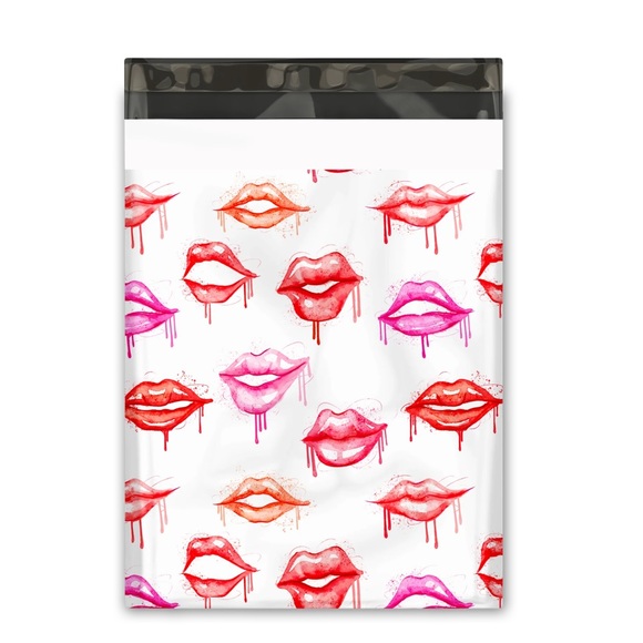 25 10X13 Poly Mailers, Lips, Shipping Envelopes PRICE IS FIRM - Picture 3 of 3